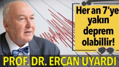 Prof. Dr. Ercan’dan korkutan uyarı: her an 7'ye yakın deprem olabilir
