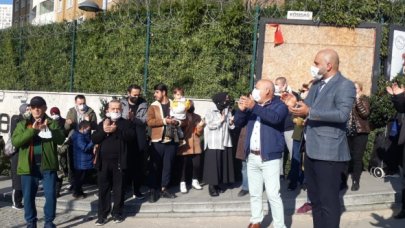 Esenyurt'ta site yönetimini protesto ettiler  