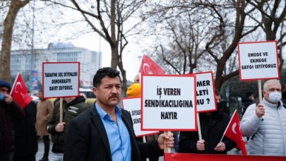 İBB önünde protesto: Bizi tehdit ediyorlar!