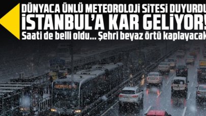 İstanbul'a ne zaman kar yağacak? Dünyaca ünlü meteoroloji sitesi açıkladı