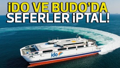 İDO ve BUDO'dan sefer iptalleri