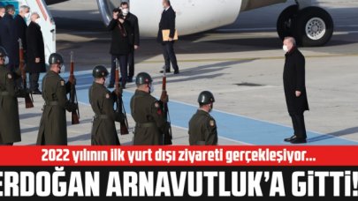 Cumhurbaşkanı Erdoğan Arnavutluk'ta