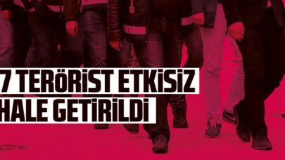 MSB: 7 PKK/YPG'li terörist etkisiz hale getirildi