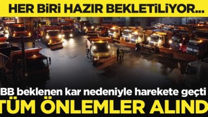 İstanbul'da kar için tüm önlemler alındı