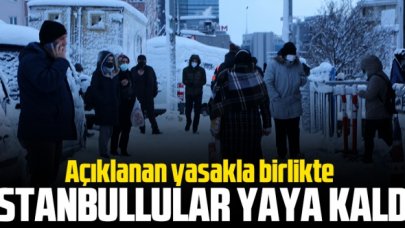 İstanbul'da vatandaşlar yaya kaldı