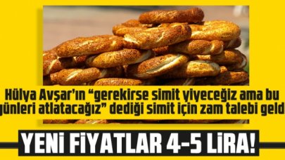 Simit için zam talebi! En son 2.5 liraydı...