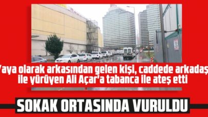 Esenyurt'ta sokak ortasında silahla vuruldu