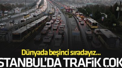 İstanbul'da çok trafik var