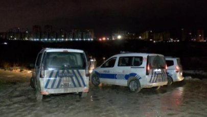 Büyükçekmece'de kazı yapılan arazideki güvenlik önlemleri gece boyunca devam etti