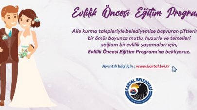 Kartal Belediyesi yuva kuracak çiftler için ‘Evlilik Öncesi Eğitim Programı’nı başlattı