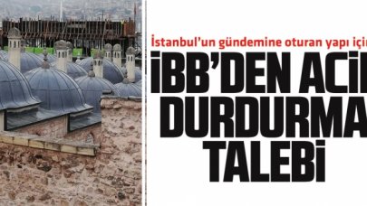 İBB'den Süleymaniye'yi perdeleyen yapı için durdurma talebi