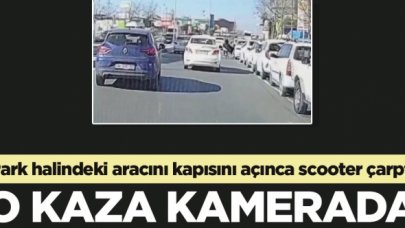 Beylikdüzü'nde elektrikli scooter kazası