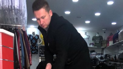 Mağazayı  su bastı!