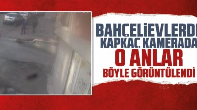 Bahçelievler'de kapkaç kamerada