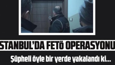 FETÖ operasyonunda şüphelilerden biri dolapta yakalandı