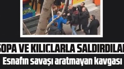 Cihangir'de ellerinde sopa ve kılıçla esnafa saldırdılar