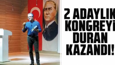 2 adaylı kongreyi Duran kazandı