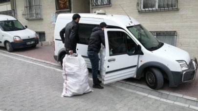 Esenyurt'taki ayakkabı hırsızı bir çuval dolusu ayakkabı çalmış!