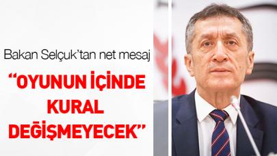 Bakan Selçuk'tan açıklama