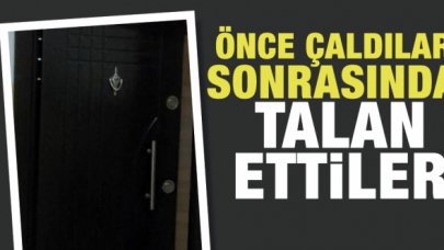 Büyükçekmece'de hırsızlık yaptıkları evi darmadağın ettiler