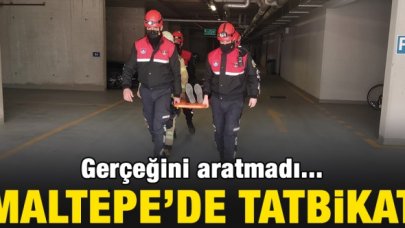 Maltepe’de deprem tatbikatı