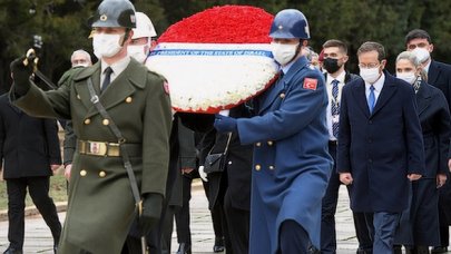 İsrail Cumhurbaşkanı Herzog Ankara'ya geldi