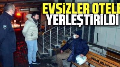 Avcılar'da evsizler otele yerleştirildi