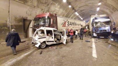 Bolu Dağı Tüneli'ndeki kazada 16 yaralıdan 12'si taburcu oldu