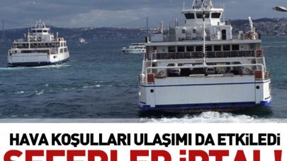 İDO ve BUDO'da sefer iptalleri