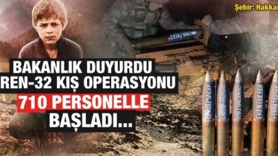 Hakkari'de Eren-32 Kış Operasyonu başladı