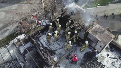 250 güvercin yanarak öldü