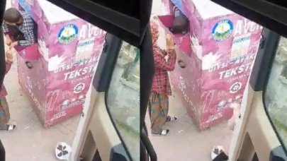 Kumbaradan çocuk çıktı