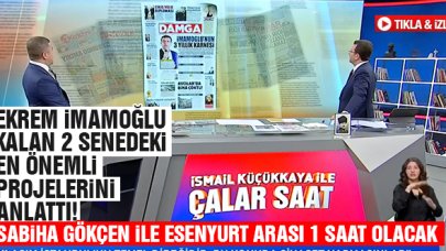 Ekrem İmamoğlu: Sabiha Gökçen Havalimanı - Esenyurt arası 1 saat olacak
