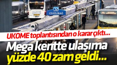 İstanbul'da ulaşıma yüzde 40 zam! 2022 taksi, minibüs, okul servisi, otobüs fiyatları