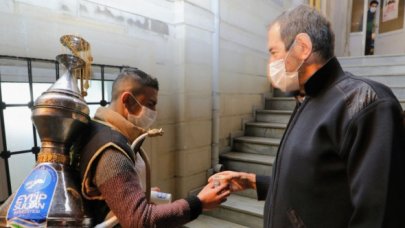 Belediye şerbet ikram etti