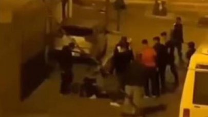 İstanbul'da kucağındaki çocukla şiddete uğrayan kadının görüntülerine tepki