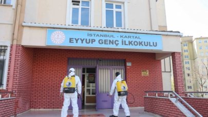 Kartal Belediyesi'nden ilçedeki okullarda hijyen çalışması