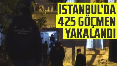 İstanbul'da 425 göçmen yakalandı