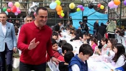 Tekne orucu tutan çocuklar iftar açtı