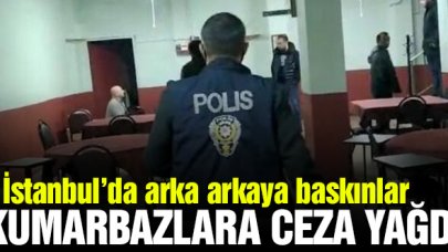 İstanbul'da kumarbazlara ceza yağdı