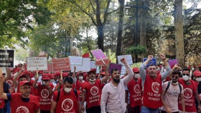 İTÜ işçileri kazan kaldırdı