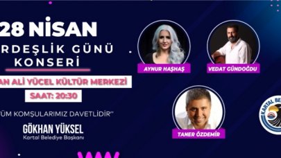 Kartal Belediyesi’nden Kardeşlik Günü’ne özel konser