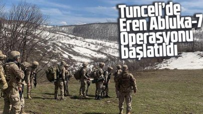 Tunceli'de 'Eren Abluka-7 Operasyonu' başlatıldı