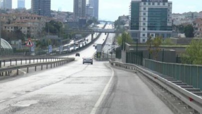 İstanbul'da trafik yüzde 1