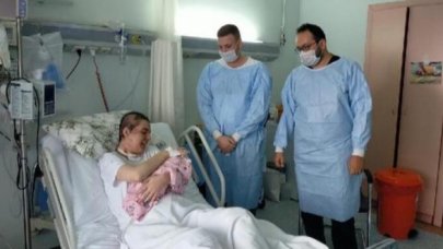 Literatüre giren mucize anne ve kızının en özel bayram ziyareti