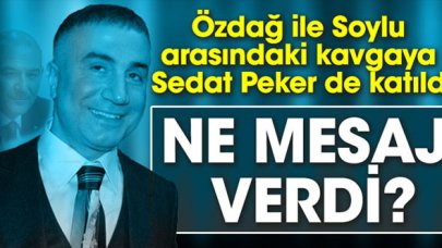 Sedat Peker, Süleyman Soylu ve Ümit Özdağ arasındaki kavgaya katıldı
