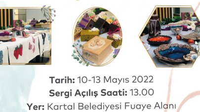 Kartal Belediyesi Engelsiz Üretim Atölyesi’nden “Sevgiden Emeğe” Sergisi