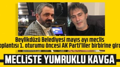 Beylikdüzü'nde AK Partili Meclis üyeleri birbirine girdi