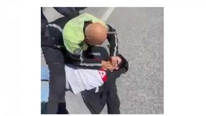 Trafik polisi hayat kurtardı