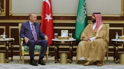 Cumhurbaşkanı Erdoğan, Suudi Arabistan Veliaht Prensi Selman ile görüştü